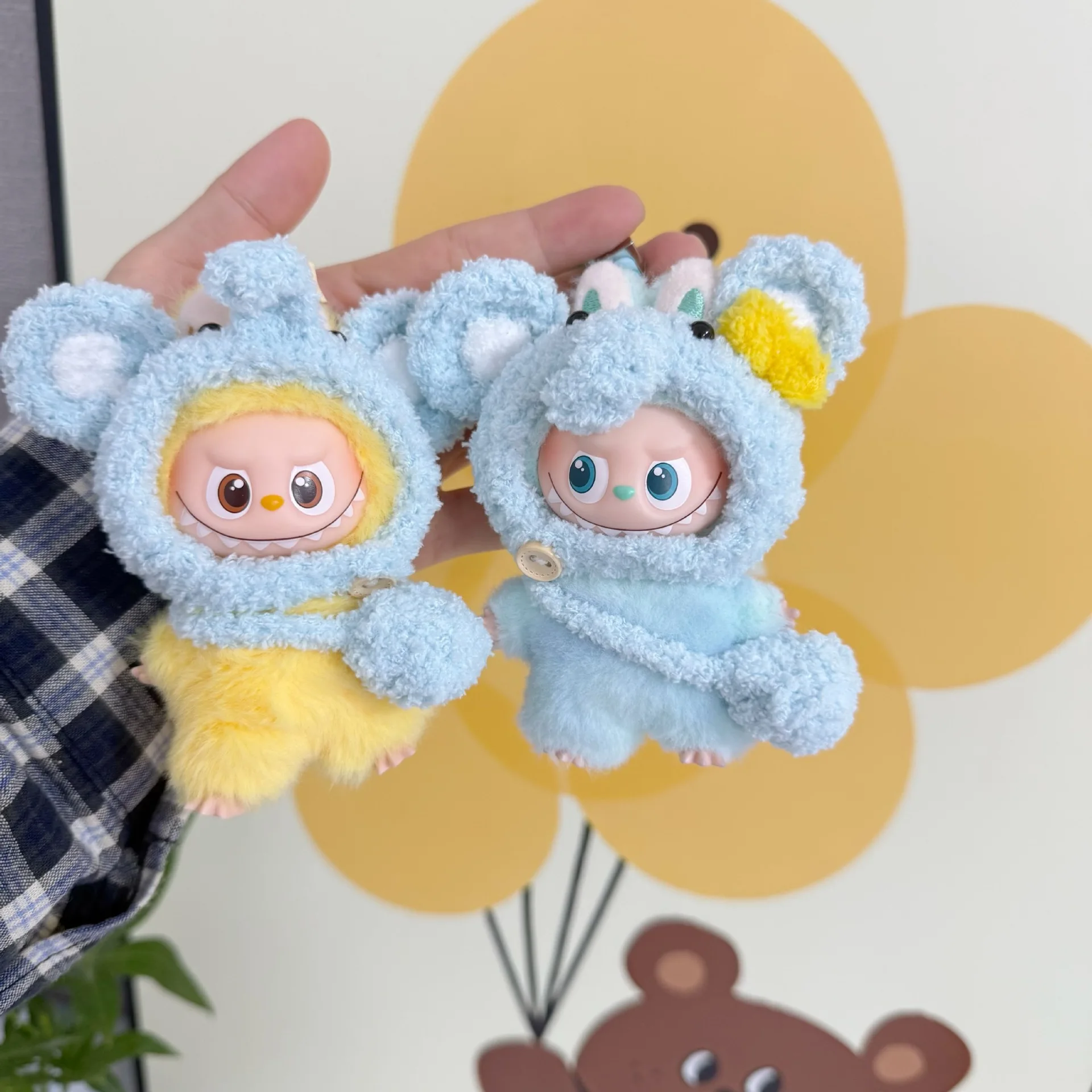 4.0 نسخة صغيرة من غيج الأنف الصغير للجيل الرابع صندوق أعمى رمز القلب LABUBU حقيبة قبعة الفيل المصنوعة يدويًا #1