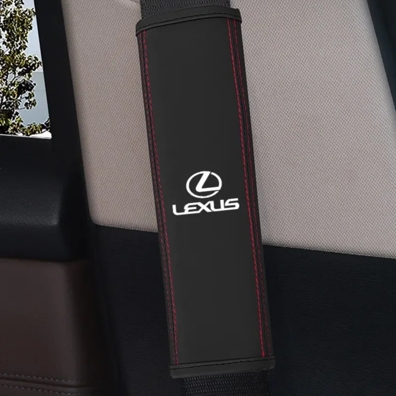 

Car Sticker Car Seat Shoulder Belt Cover Protector Pad Auto Accessories For For Lexus ES300 RX330 RX300 GS300 IS250 IS200 CT200h