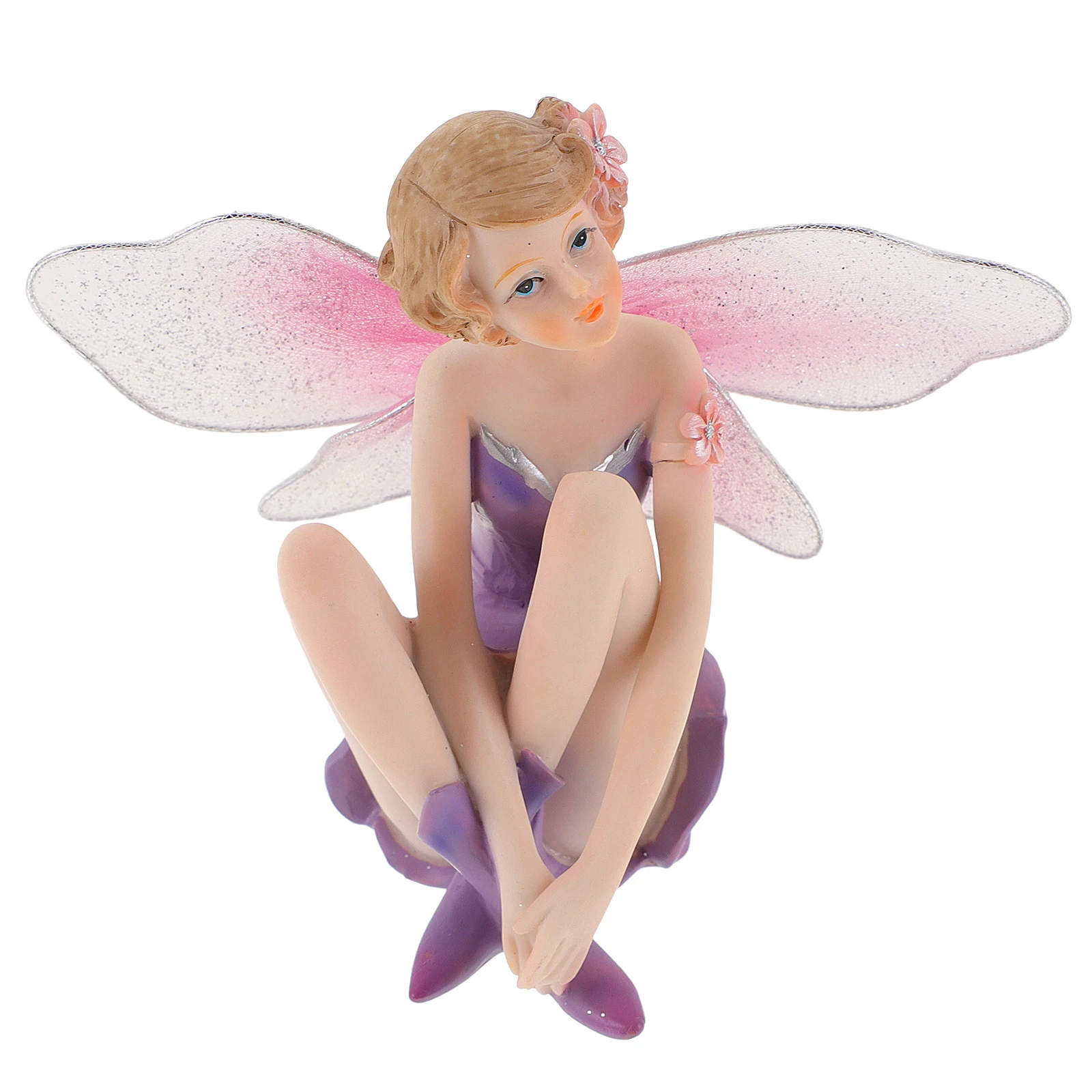 

Resin Statue Fairy Decoration Flower Ornaments Garden Decorations Desktop Figurines Indoor