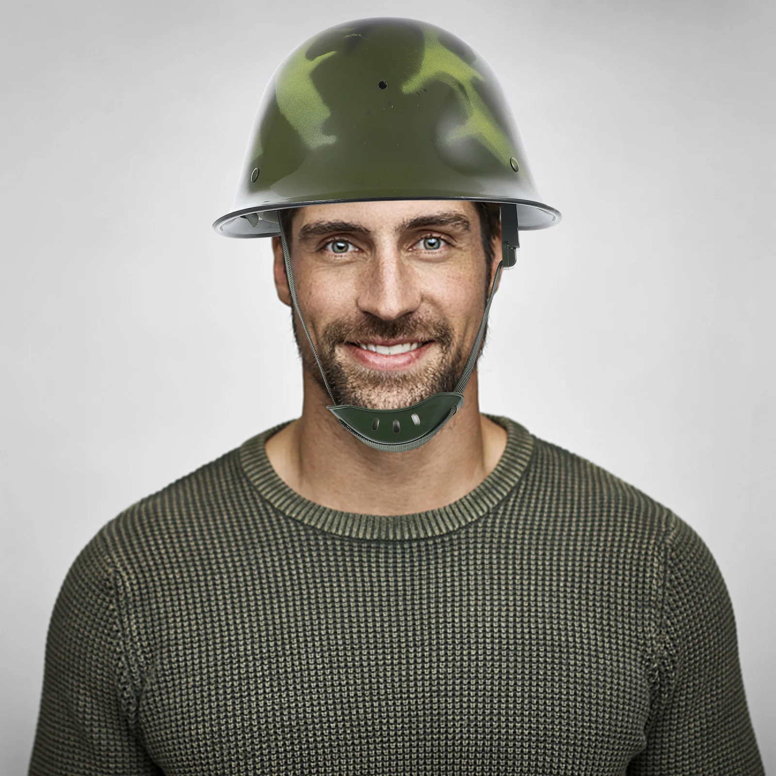 قبعة حماية مموهة لحارس أمان من Riot قابلة للتعديل ومتينة لفترة طويلة في الهواء الطلق، قبعة صلبة مموهة