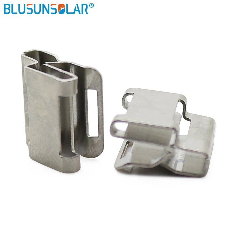 

10 Pcs Stainless Steel Solar PV Cable Clips Cable Clamp For 2.5mm2 4mm2 6mm2 16AWG 12AWG 10AWG PV Solar Cable Wire Free Shipping