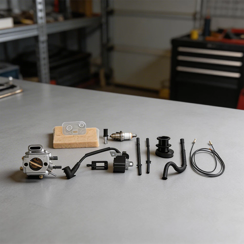 1Set Carburetor Kits For STHIL Chainsaw MS290 MS310 MS390 High-Performance MS290 Carburetors Replacement Garden Tool Accessories