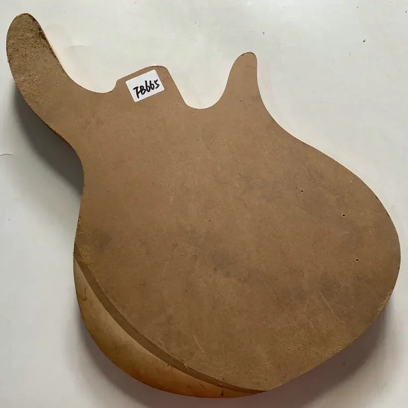 FB665 Uncut Raw Materials  Electric Bass Body Unfinished in Solid Basswood With Plywood for Bass DIY Part Active Custom Order