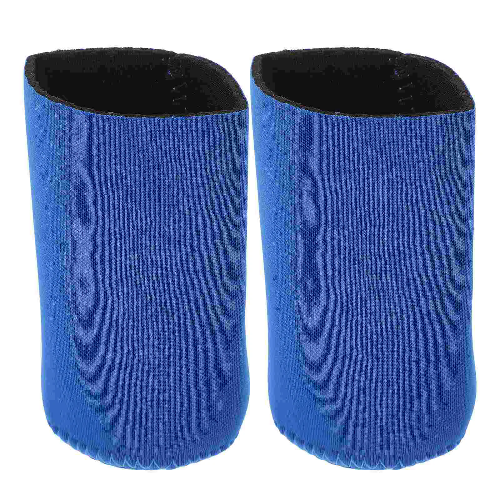 

2Pcs Thickened Water Bottle Bag Thermal Insulation Cup Sleeve Pouch Practical Ring-Pull Can Cover for Home Outdoor (Blue)