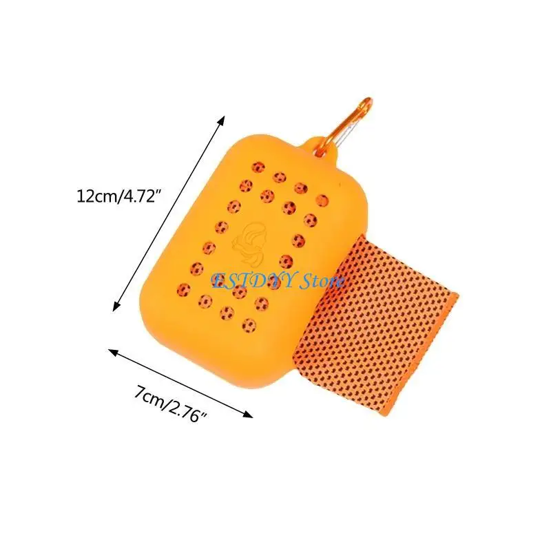 G6DE منشفة تبريد متعددة الوظائف في الهواء الطلق منشفة رياضية منشفة الجليد مع السيليكون ل كاليفورنيا