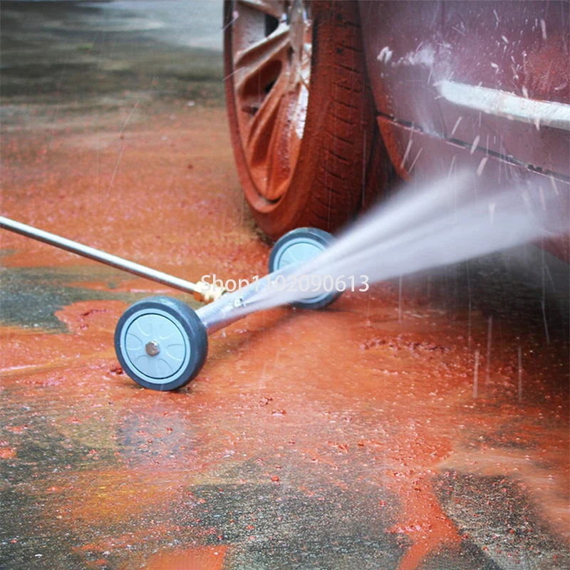 16 inch High Pressure Car Chassis Washer Under Body Cleaning Water Broom Brush Car Cleaner With 1/4 Connector 3 Wands Set