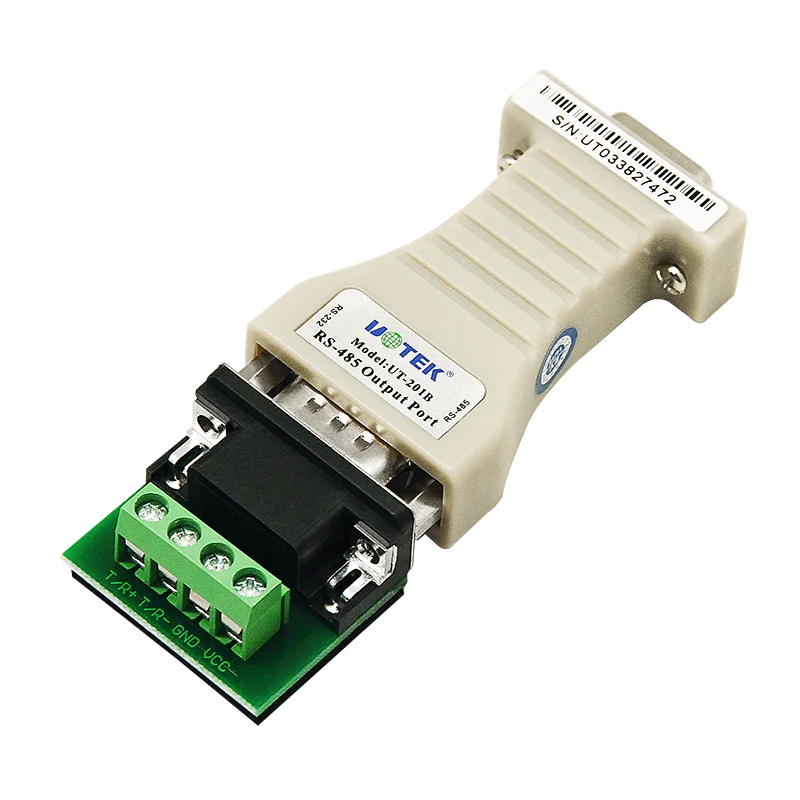 HighQuality Mini RS232 to RS485 Converter Adapter UT201B for Serial Communication with AntiLightning Protection