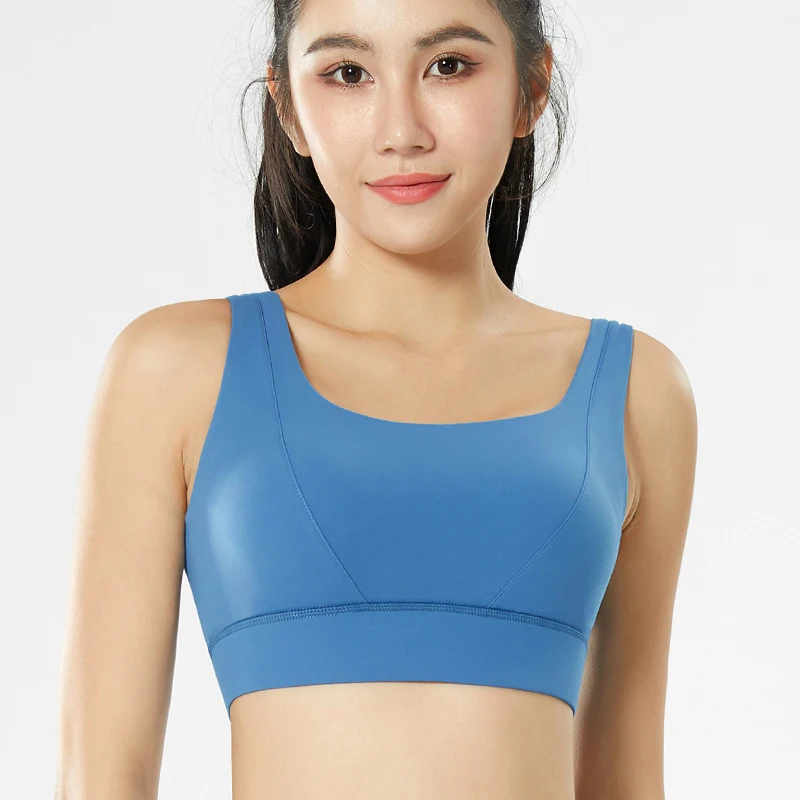 Xlwsbcr Gym Sports Bra Women High Support Impact Running Fitness Yoga Bra Push Up Workout Top Adjustable Training Wireless Bras