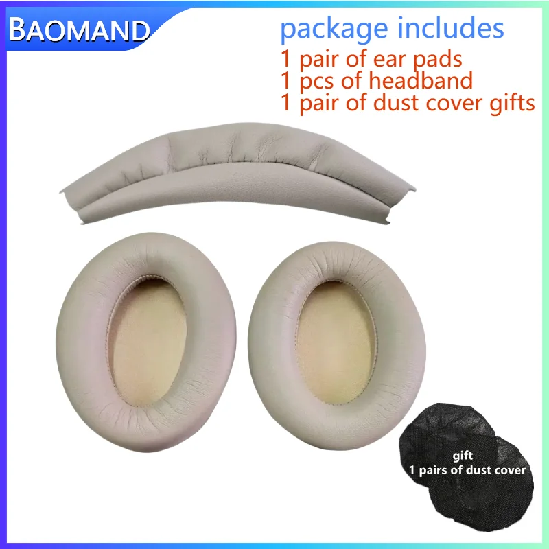 1 مجموعة استبدال بطانة للأذن وسادات الأذن عقال لسوني WH-1000XM3 سماعة أقل من البروتين سماعة الأذن غطاء سماعة الأكمام ، 11.8 #1