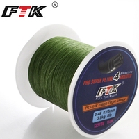 FTK 114M PE Braided Wire Fishing Line 125Yards 4 Strands 0.10mm-0.40mm 8LB-60LB Japan Incredibly Strong Multifilament Fiber Line