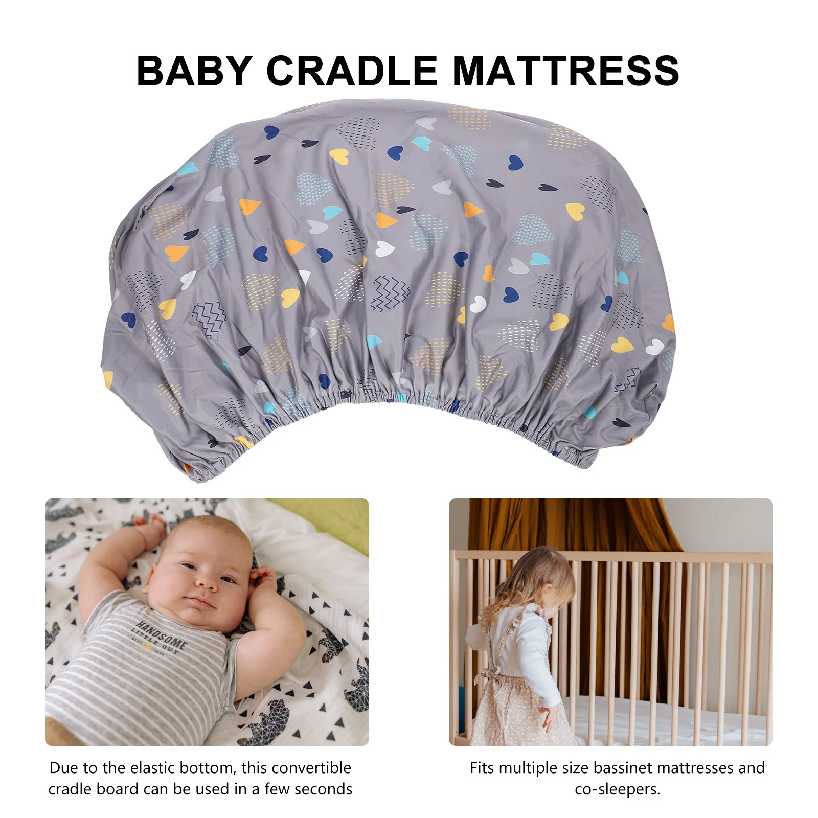 Changing Table Cover Elastic Fit Crib Mattress Protector Removable Washable Bassinet Sheet Baby Furniture