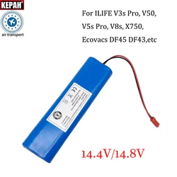 Original new lithium battery For Ilife Zaco V3s V5s V8s Ecovacs DF45 DF43 V3 X3 V50 V55 V5Lpro 14.4V Robot Vacuum Cleaner parts