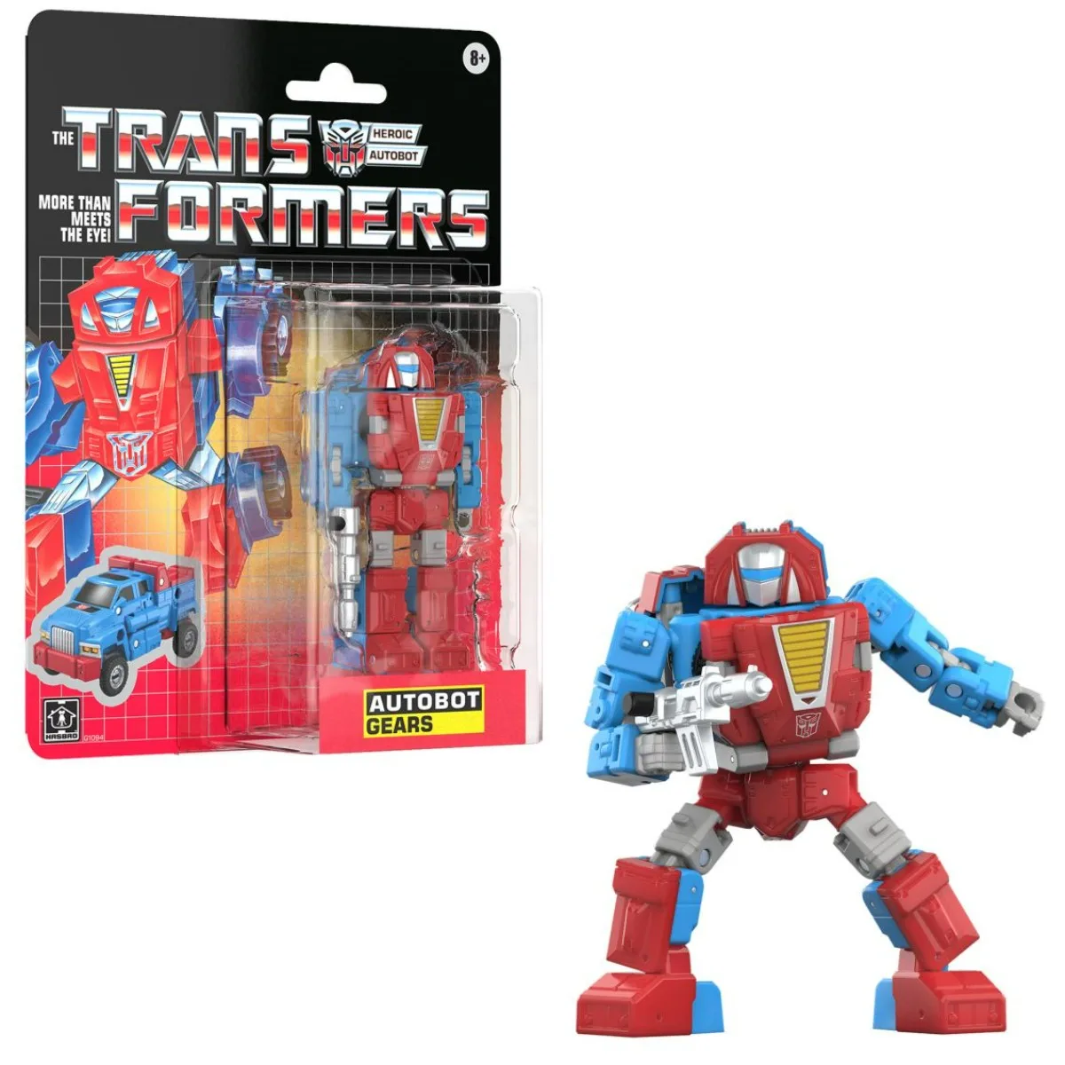 

Hasbro Transformers Retro: G1 Autobot Gears 5.5-inch Action Figure G1094