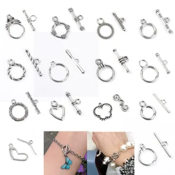 20pcs Silver Color Alloy OT Toggle Clasps Connectors for Jewelry Finding Making DIY Handmade Bracelets Necklaces Accessories
