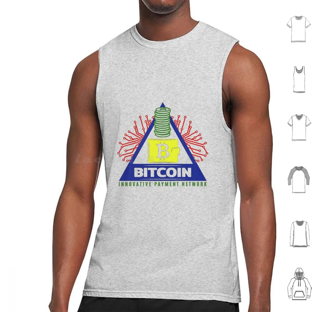 Bitcoin Illuminati Tank Tops Vest Sleeveless Illuminati Bitcoin Pyramid Reptilians Money Payment Method Fake Money Internet