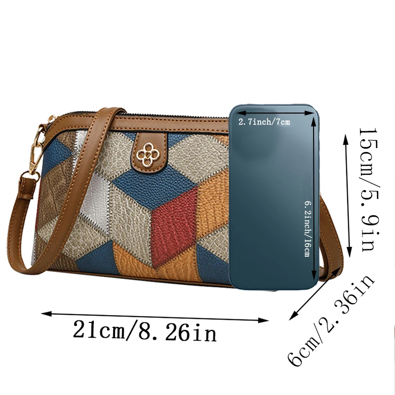 Damen-Umhängetaschen in Verschiedenen Mustern für Freizeit, Reisen, Pendeln und Ausflüge - Modische Mehrzweck-Handtaschen – Detail 6