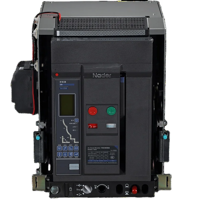 Ndw2-1600a 3 Drawer Current Protection Air Circuit Breaker Smart By Nader