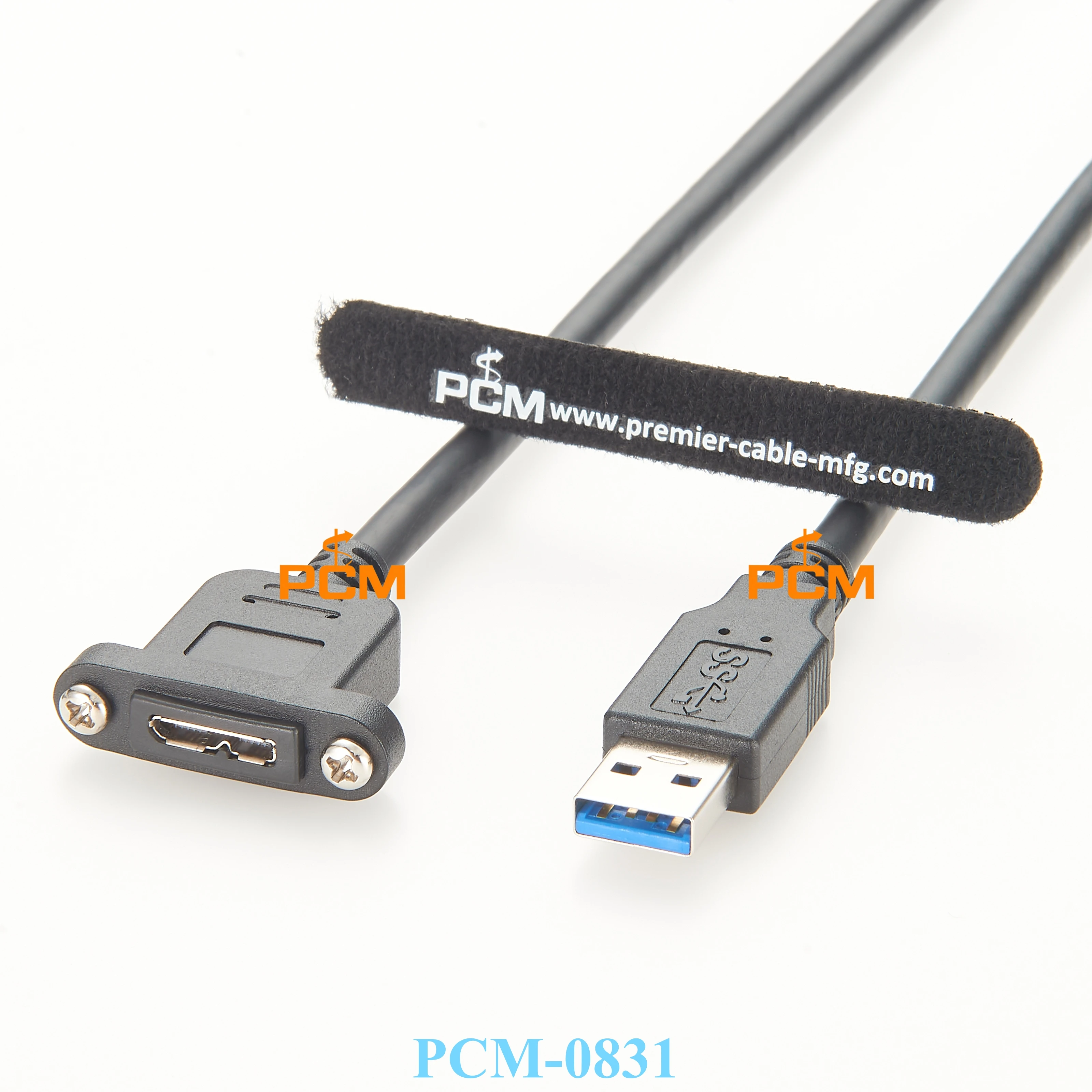 

2 шт. USB 3.0 типа A к Micro B с стопорными винтами, крепление кабеля передачи данных USB 3.0 A к B 30 см, 5 Гбит/с, подключение hdd, короткий шнур