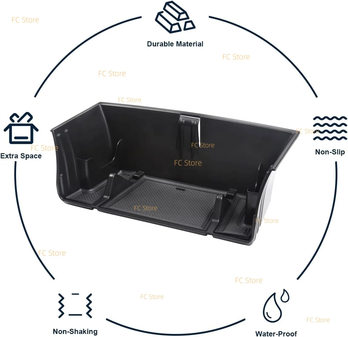 For Defender 130 110 90 Center Console Organizer for 2020-2024 Land Rover Defender Middle Console Storage Box Accessory