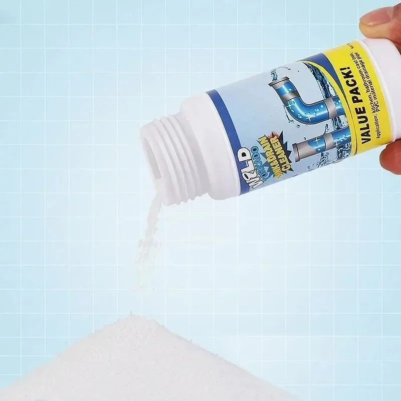 130g Powerful Sink Drain Cleaner High Efficiency  Clog Remover Kitchen Sewer Power Pipe Channel Powder Cleaning Tools
