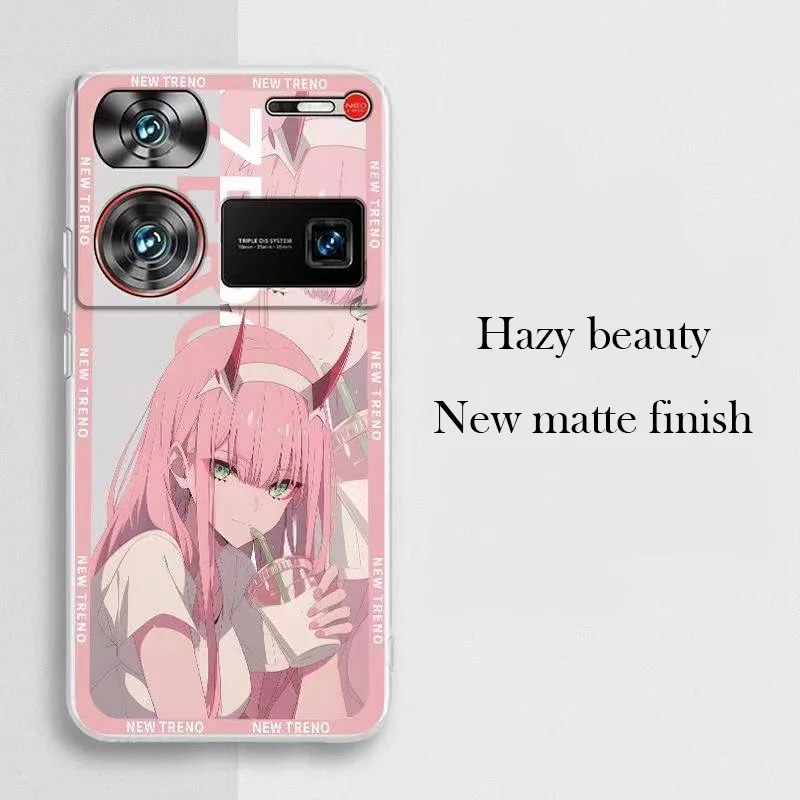 حافظة شفافة لهاتف ZTE Nubia Z70 Ultra غطاء خلفي لوسادة هوائية