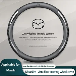 Car Steering Wheel Cover Interior Anti-Slip For Mazda Axela 3 626 Folding M3 CX5 RX8 2018 CX 2 BL MX30 MP MS Axela Demio CX8