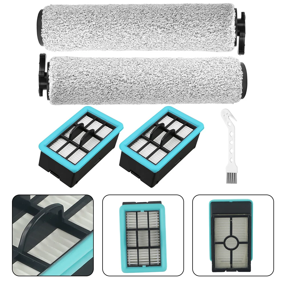 1 Set Replacement Brushes Filters For Bissell For CrossWave 3831 HF2 3845 Accessory Vacuum Cleaner Replacement Kit