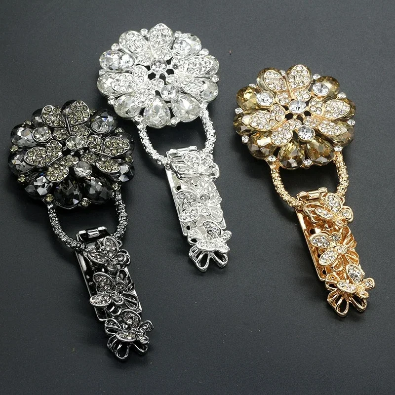 Fur coats buckles mink button made of Zinc Alloy,Rhinestone decorative metal Buckles. Fur coat accessories