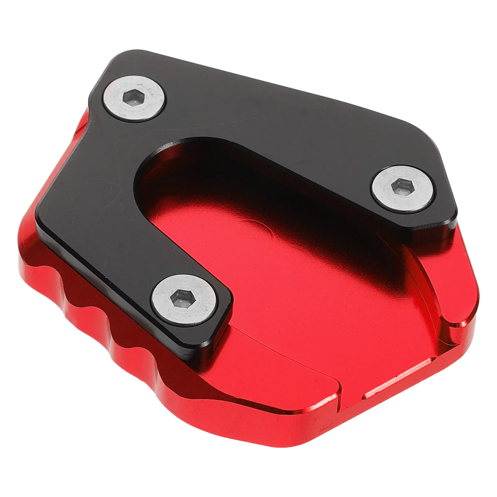

Motorcycle Kickstand Pad Aluminum Alloy Widened Base Durable Side Stand Plate Enhanced Stability for Parking on Uneven Surfaces