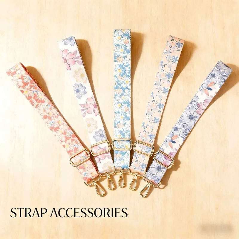 Bag Parts Accessories Strap Bags Fabric Chain Wide Backpack Black Handle Crossbody Canvas Replacement Shoulder Bag Strap