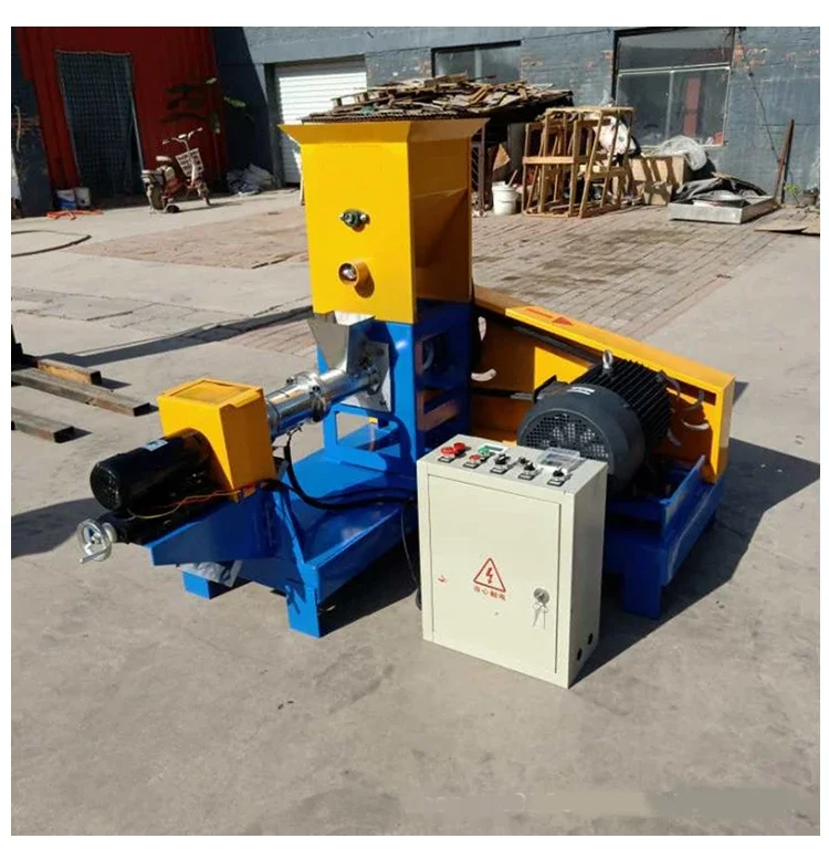 Stainless Steel Dog Floating Fish Chicken Animal Feed Pellet Making Machine Price Floating Fish Pet Food Feed Machinery