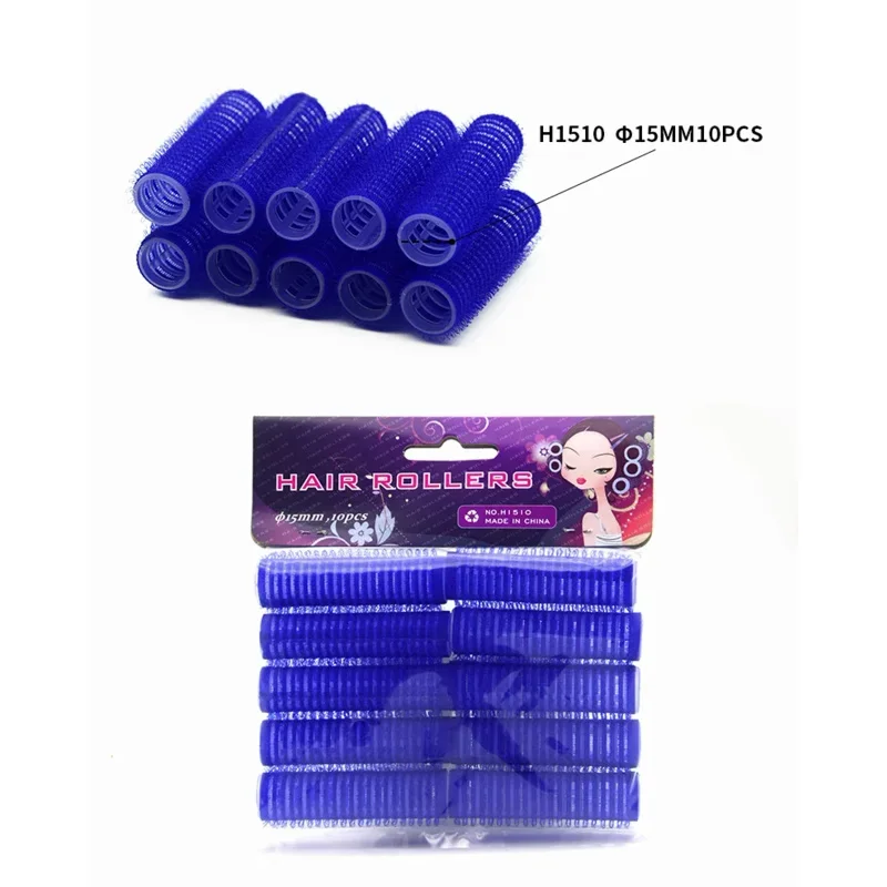 1bag Self-Grip Hair Rollers Heatless Hair Curlers No Heat Hair Bangs Volume Self-adhesive Hook Curlers DIY Styling Tool