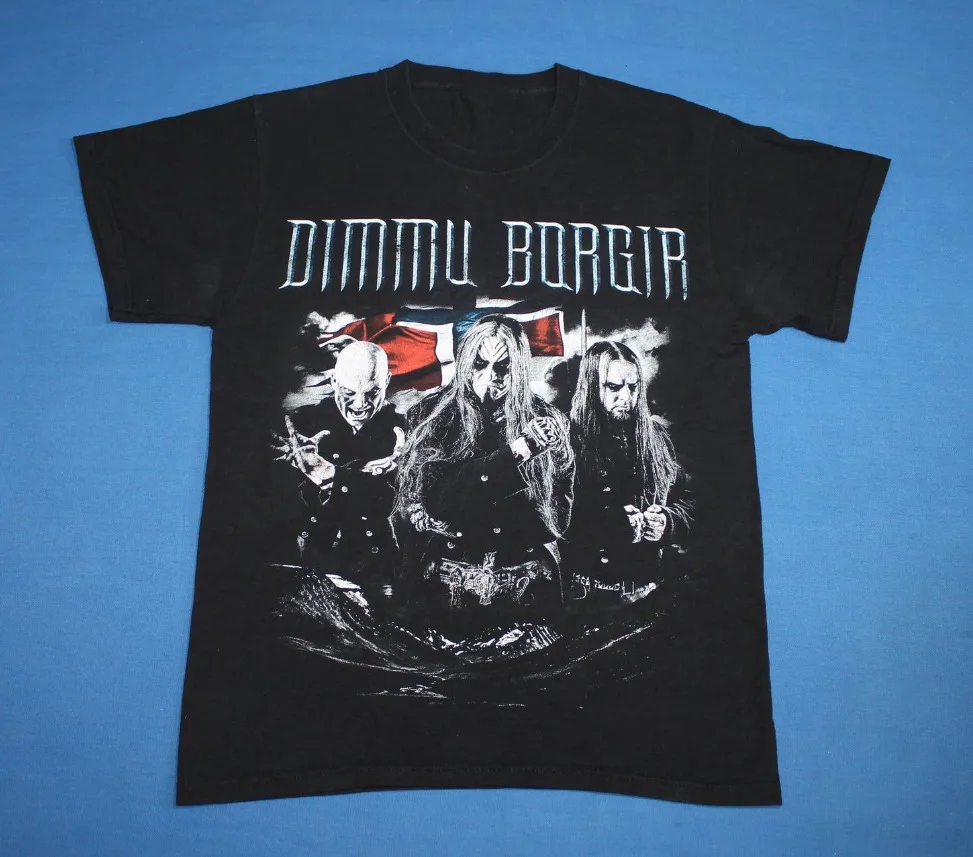 Vtg Members Of Dimmu Borgir Band Cotton Black All Size Unisex Shirt J449