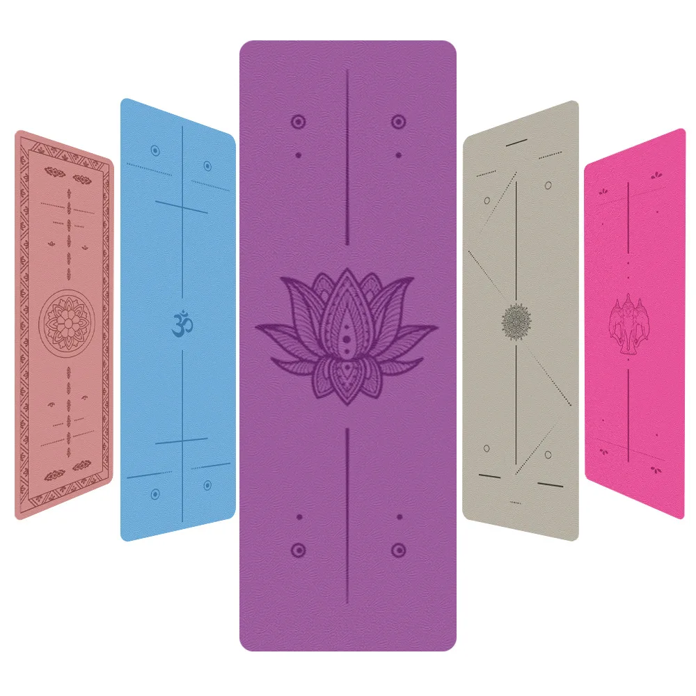 

Нескользящий прочный коврик для йоги для тренировок, коврик для йоги-пилатеса