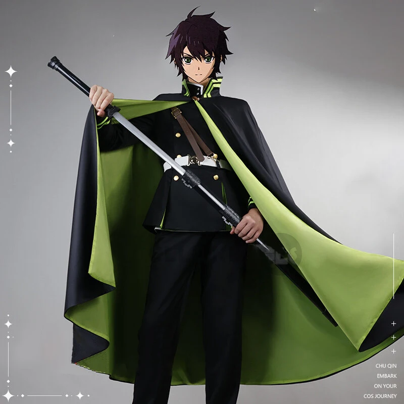 

Anime Seraph Of The End Cosplay Yuichiro Hyakuya Cosplay Costume Uniforms