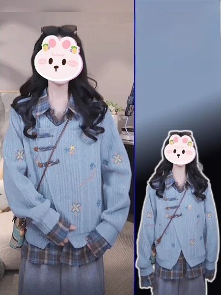 

Женская толстовка больших размеров с длинными рукавами, в стиле пэчворк, с нерегулярным клетчатым узором, весенняя, для похудения, повседневная, удобная, свободного кроя