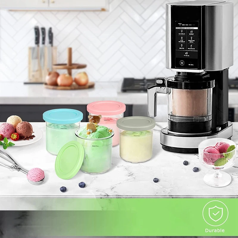 مكاييل وأغطية بديلة لكريمي نينجا متوافقة مع سلسلة NC300، NC301 Vs NC299AMZ (4 عبوات)