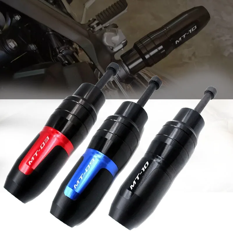 

For MT03 MT09 MT10 MT 03 FZ09 FZ10 Motorcycle Accessories CNC Frame Crash Pads Exhaust Sliders Crash Protector with logo