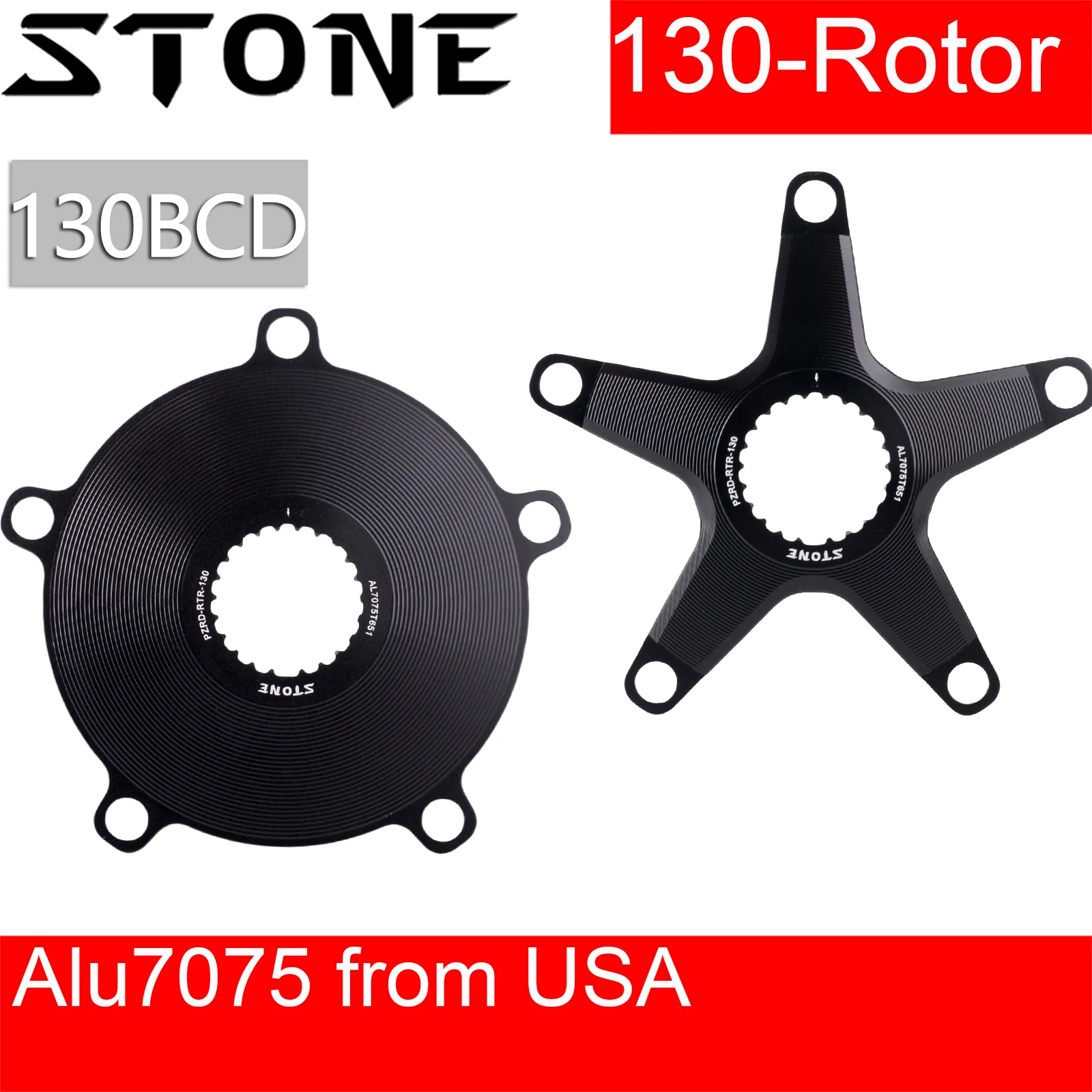 Stone Bike Chainring Adapter Converter Spider for Rotor To 130BCD for Kapic Aldhu Vegast Hawk Raptor 2inpower Inpower Crank