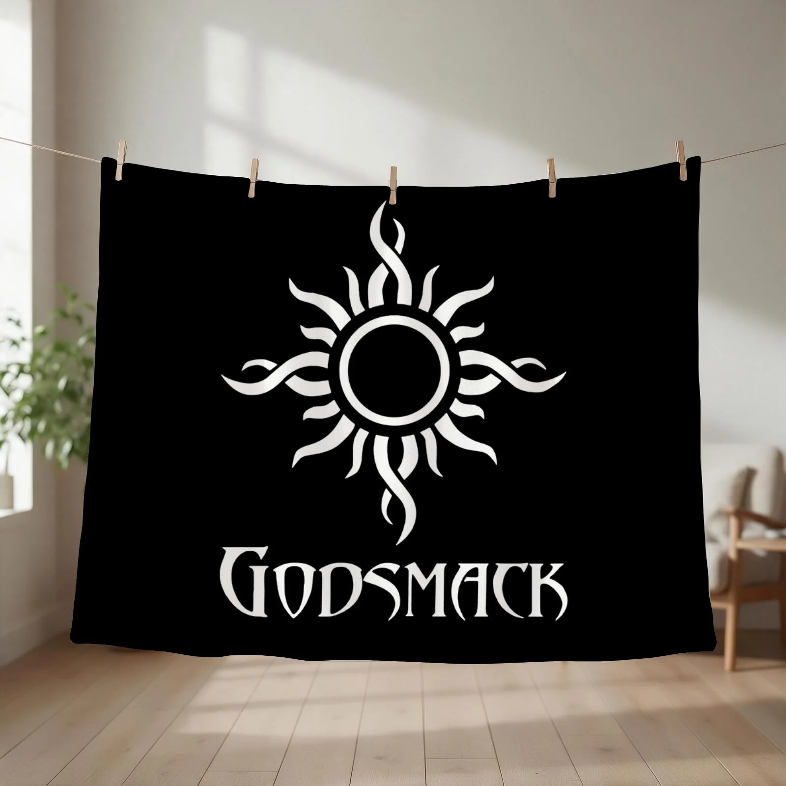 Best Again G-O-D-S-M-A-C-K Hype Merch Throw Blanket couch cozy soft plush fuzzy picnic outdoor blanket