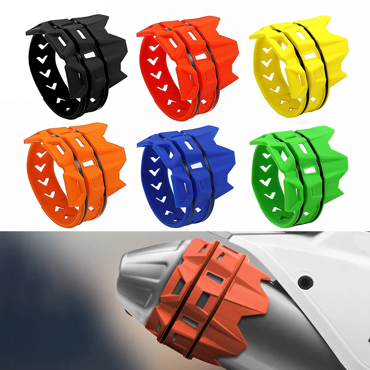 Motorrad Auspuff Endrohr Schutz Abdeckung Schutz Für KTM HONDA YAMAHA KAWASAKI SUZUKI Universal Motocross Zubehör