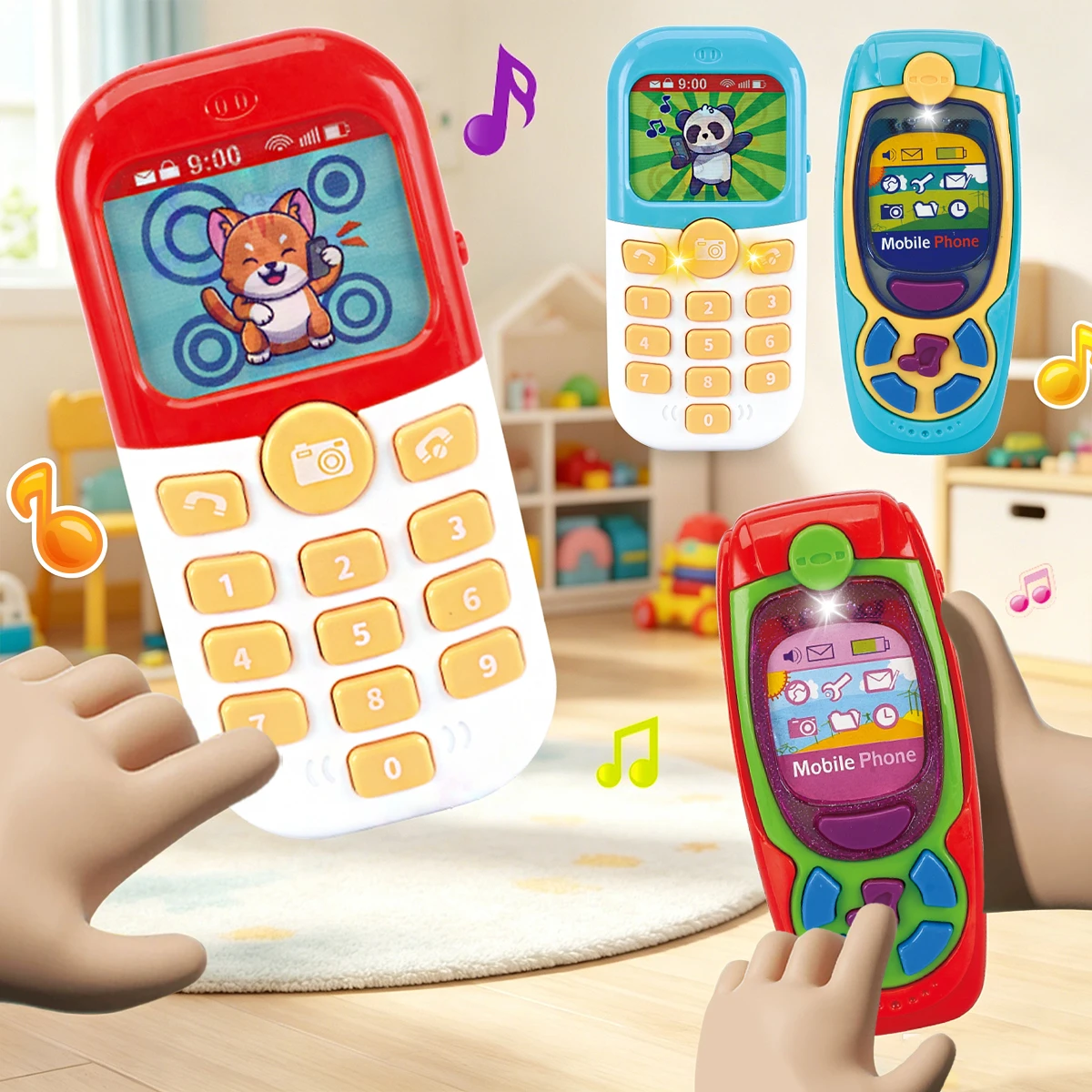 Kids Education Mobile - Brinquedo Musical para Celular para Crianças,