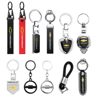 Car Metal Keychain Nylon Key Strap Gift Pendant Key Ring Key Holder Accessories For Chevrolet Cruze Captiva Sail Aveo Spark Onix