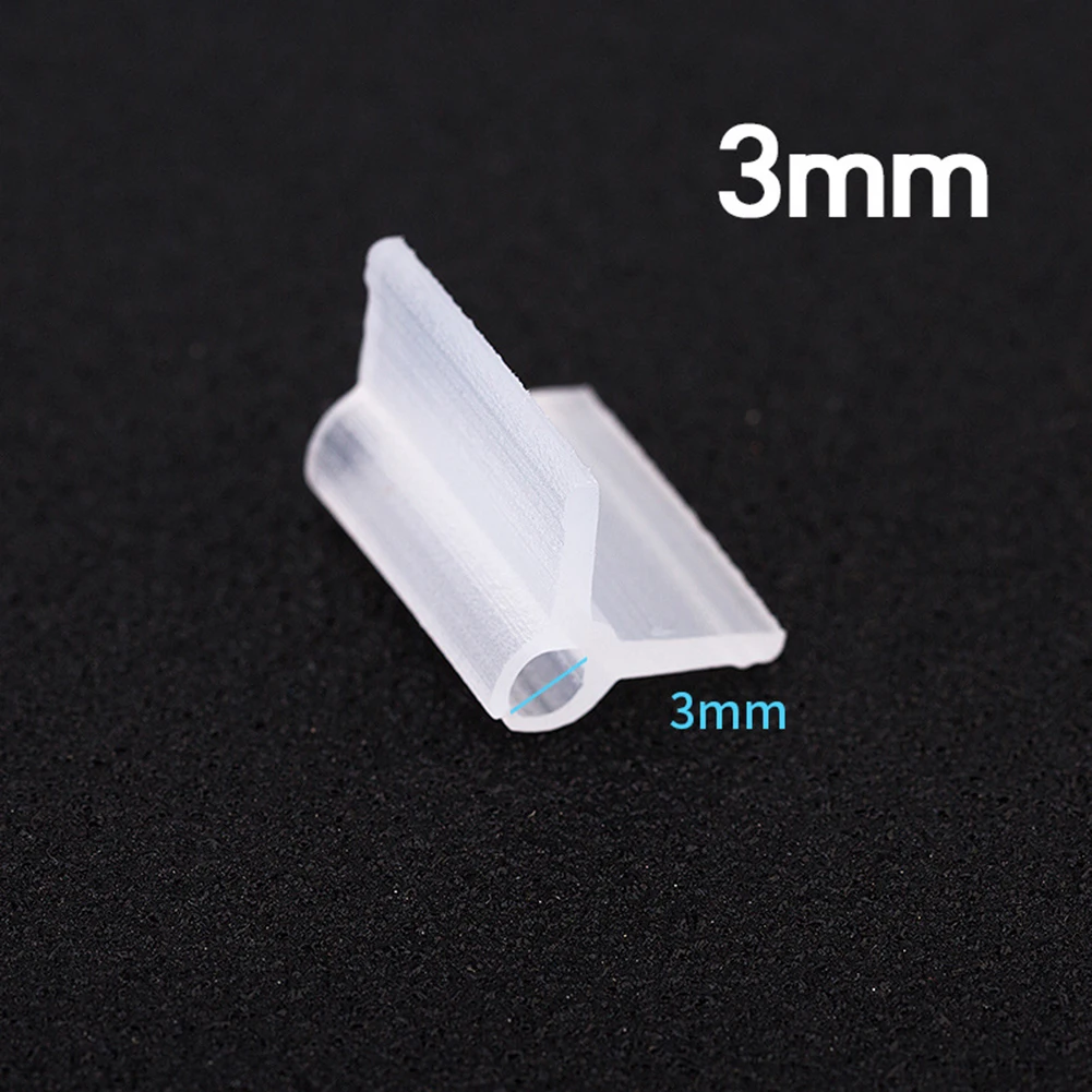 100pcs Transparent Grafting Clips Plastic for Supporting Young Shoots Grafted Scions and Stems in Greenhouse or Garden