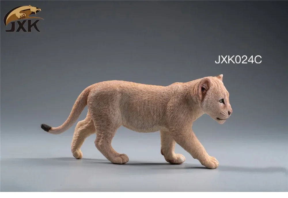 JXK 1:6 Scale Lion Cub Panthera leo Africa Animal Healing Figure