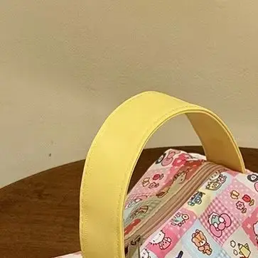 

Розовая косметичка Hello Kitty Sanrio KT Cat, большая вместительная косметичка, портативная сумка для стирки