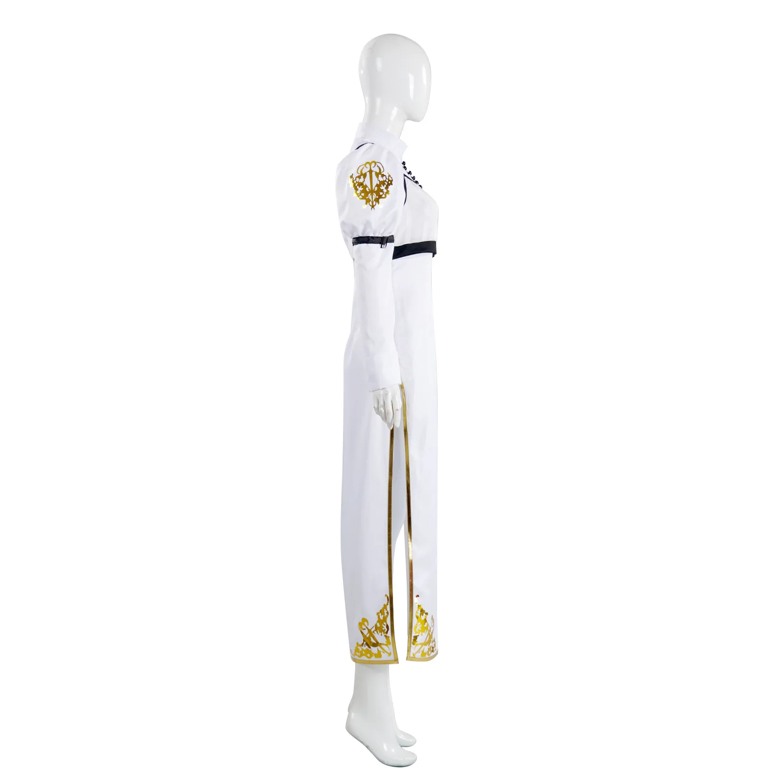 Kyrie Cosplay Costume from Devil May Cry 4 Songstress White Dress for Women Halloween Carnival Party Outfit view 4