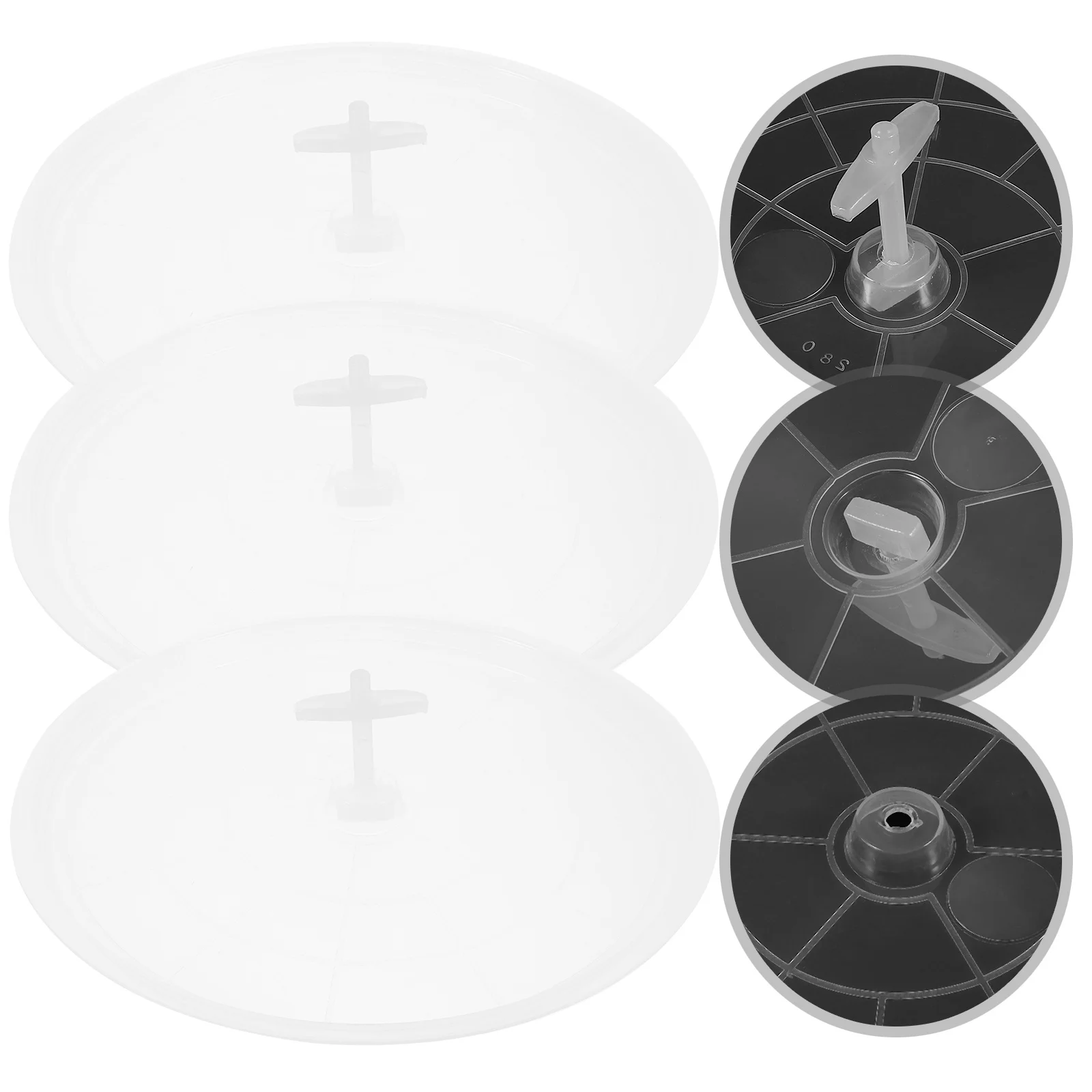 

4Pcs Bird Cage Poop Tray Durable Leakproof Potty Tray Convenient Parakeet Toilet Pan Pet Poop Holder Bird Toilet Pan