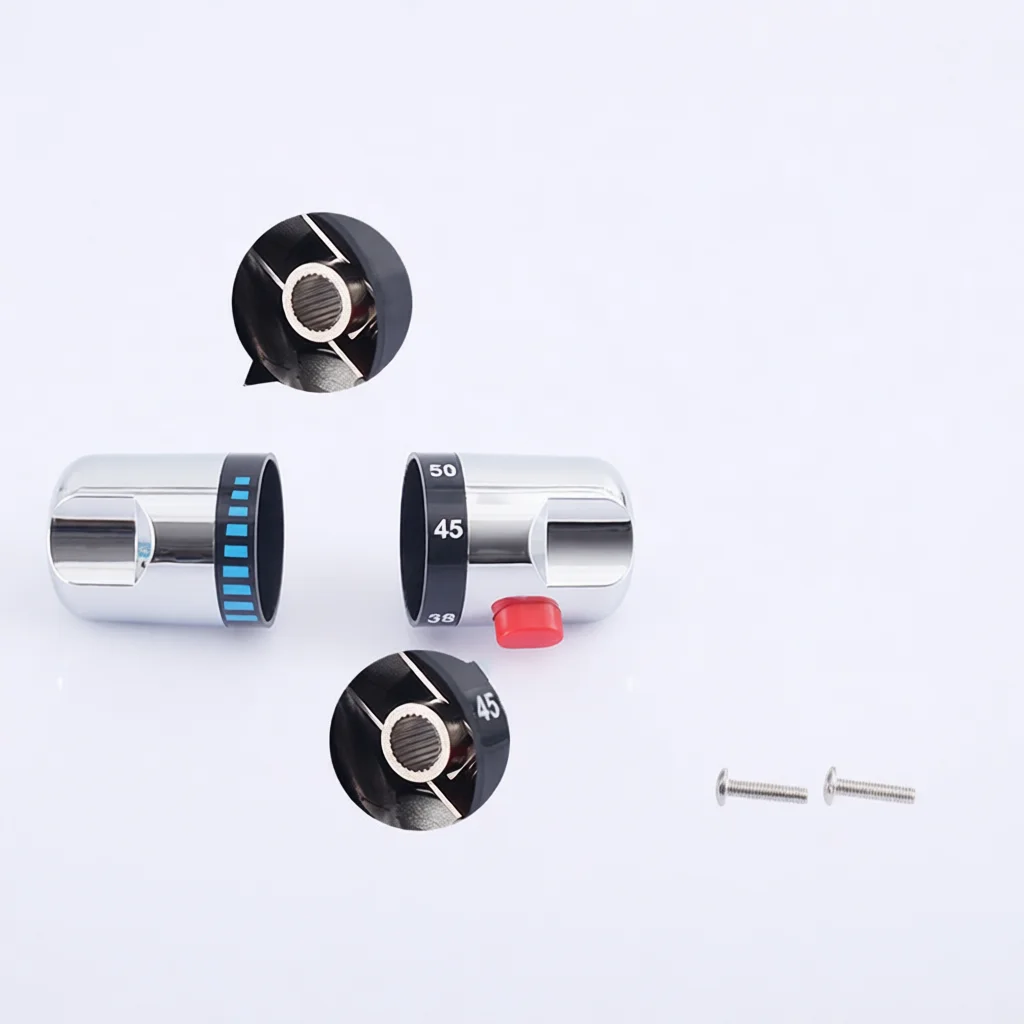 Plumbing Faucet Handle Replacement Electroplated Plastic Knob Modern Style Tap Controller Bathroom Repair Accessory