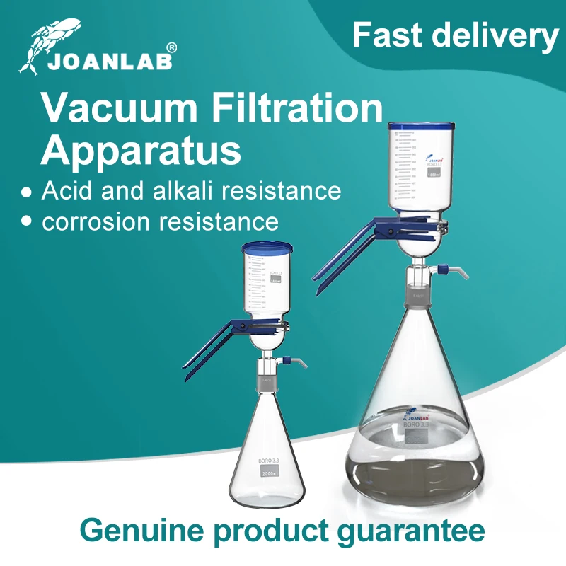 

1000ml Vacuum Filter Apparatus Lab Equipment Filter Flask Glass Filter Sand Core Liquid Solvent Membrane Filter With Rubber Tube